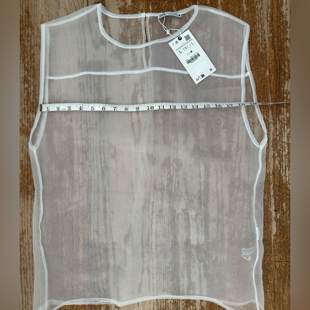 Zara Mesh Shell Top 🐚 - Picture 4 of 5